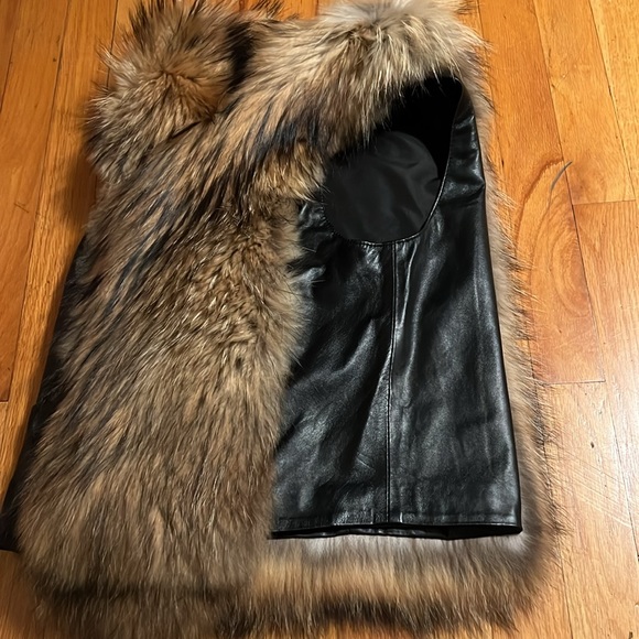 Adrienne Landau Fur Vest sz M - Picture 5 of 6